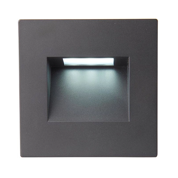 Kinkiet ścienny ALBUS 99761 LED 1,5W 3000-6500K kwadratowy czarny