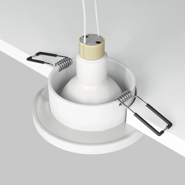 Łazienkowa lampa wpustowa Stark DL083-01-GU10-RD-W IP65 okrągła biała