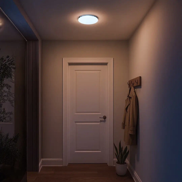 Łazienkowy plafon sufitowy Maya ML1658 LED 15W 4000K IP44 chrom