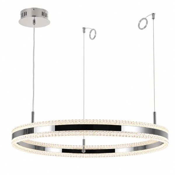 Pierścieniowa lampa wisząca ARKADIA ST-6376-80 1xLED 40W 3000K crystals