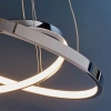 Pierścieniowa lampa wisząca Kline KLINE-2CH LED 28W 3000K chrom