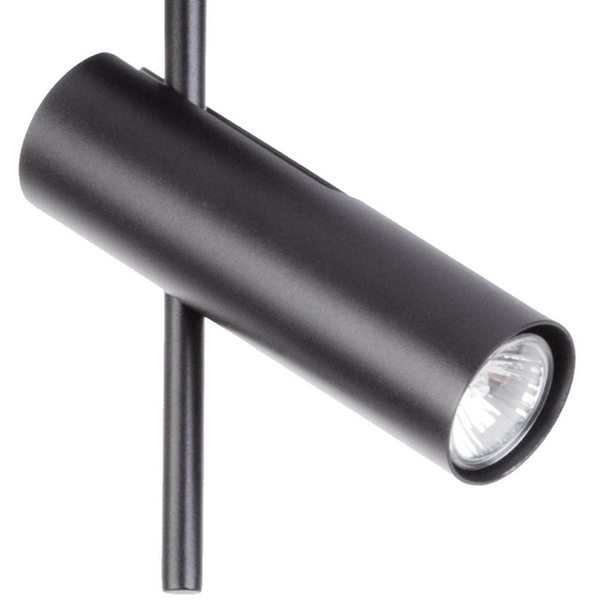 Kinkiet LAMPA ścienna LEDA 33106 Sigma metalowa OPRAWA regulowana tuba modernistyczna czarna