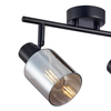 Natynkowa lampa z regulacją Santia SPL-65342-2-BK-SG Italux czarny szary