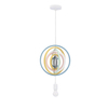 Wisząca lampa do pokoju dziecięcego Hoops multikolor