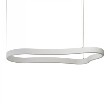Dekoracyjna lampa wisząca ściemnialna MIRABELLA LED 48W 3000K AZ6752 biała aluminiowa