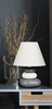 Ceramiczna lampa stojąca Salem 4948 kamienie białe szare