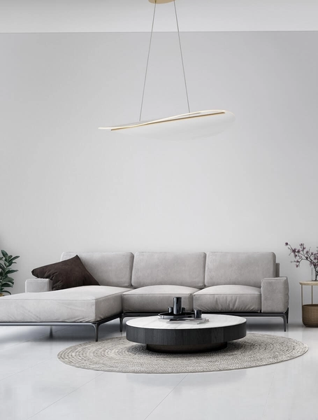 Nowoczesna lampa wisząca COLIMA LE42755 nad stół LED 31W 3000K złota