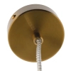 Szklana lampa wisząca GLOBO-HD80308-G4 kula do kuchni złoty