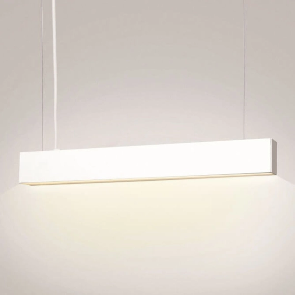 Lampa liniowa wisząca Lupinus 5115012102-1 Elkim LED 32W 3000K biała