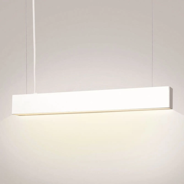 Lampa zwisowa Lupinus 5115005102-1 Elkim LED 24W 3000K do salonu biała
