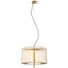 Lampa wisząca DAREN MDM-3937/3 GD druciana klatka metalowa złota
