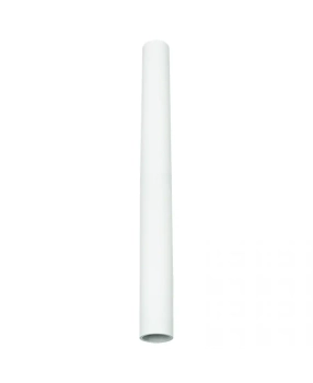 Natynkowa lampa sufitowa 23225 tuba podłużna metalowa biała