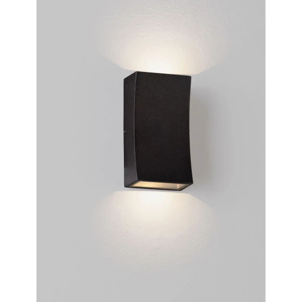Prostokątna lampa do ogrodu ścienna ZARDUNA LE75223 LED 6W 3000K IP65 antracyt