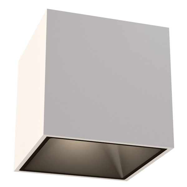 Lampa sufitowa Alfa C065CL-L12W3K-D LED 12W 3000K kostka square biała