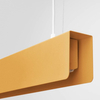Lampa zwis nad wyspę Spark SL.1396 prostokątna do jadalni złota