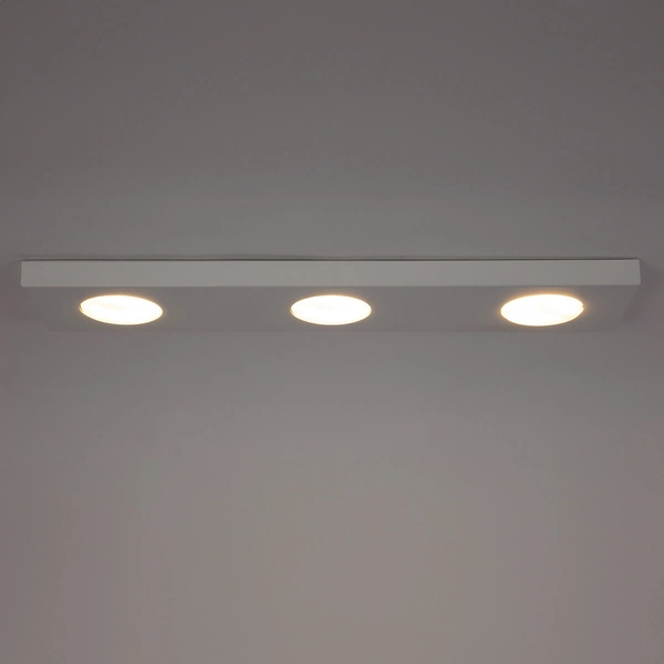 Prostokątna lampa sufitowa Hero 40998 podłużna do kuchni biała