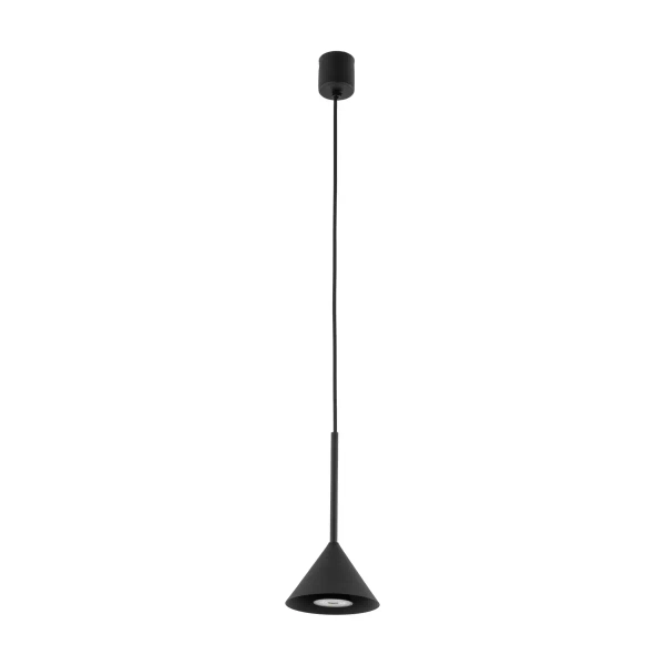 Wisząca lampa trójkątna CONO 10304 do salonu czarny