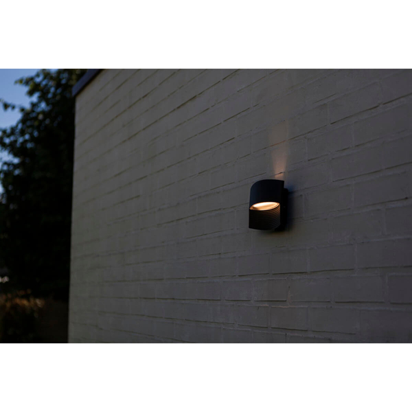 Ścienna lampa na taras LOTUS 5193201012 LED 8,5W 3000K góra-dół IP54 czarna