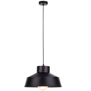 LAMPA wisząca KET154 metalowa OPRAWA loftowy zwis czarny