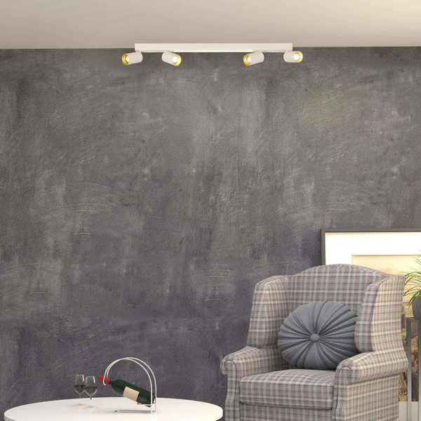 Lampa sufitowa reflektory Perugia LP-0703/4C WH Light Prestige LED 50W 3000-6000K biała