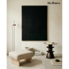 Ława kawowa RONDA MM001501100406 brązowa beżowa drewno marmur 50cm