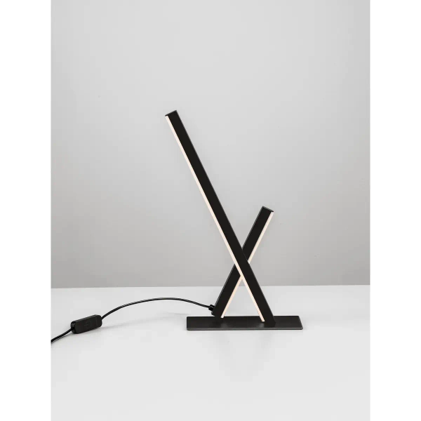 Geometryczna lampa stołowa TALVORA LE45450 LED 11W 3200K czarny