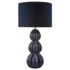 Ceramiczna stołowa lampa Lorelai LOR4223 z abażurem niebieska