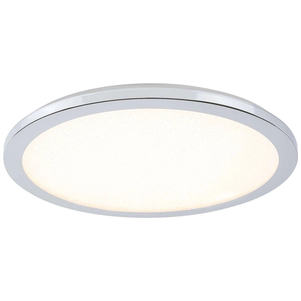 Łazienkowa LAMPA sufitowa JEREMY 5208 Rabalux metalowa OPRAWA okrągła LED 24W 3000K plafon IP44 chrom