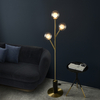 Podłogowa lampa hampton L&-196693 Light& gałązki balls mosiądz czarna