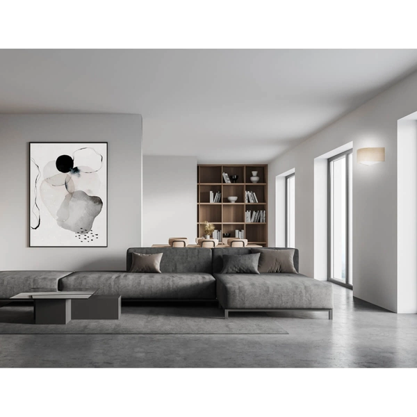 Kinkiet ścienny Cleo 1307623600196 Temar loftowa półokrąg drewniany