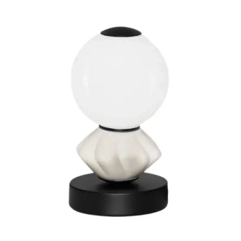 Ceramiczna lampka stołowa MONRETA LE45238 LED 6W 3000K szara biała