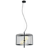 LAMPA wisząca DAREN MDM-3937/3 BK Italux metalowa OPRAWA klatka druciana zwis czarny