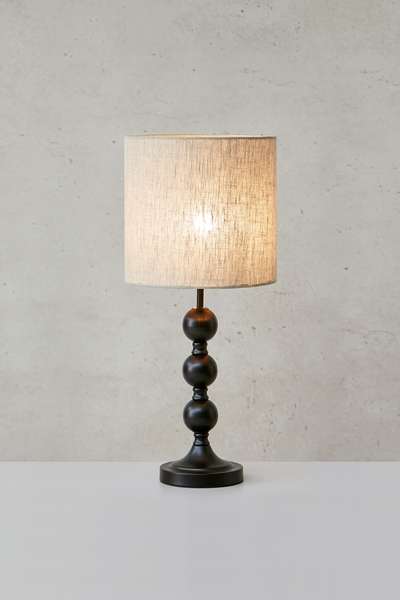 Lampka nocna stojąca Octo 108575 Markslojd abażur materiałowy czarny