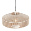 Sypialniana lampa zwisająca SVEA 364700144 Trio boho bawełniana beżowa