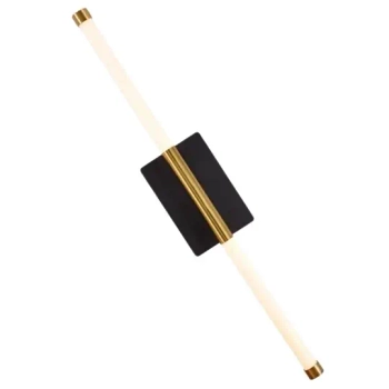 Kinkiet do sypialni Neo CGNEOW Copel LED 7W 3000K glamour tuba czarny mosiądz