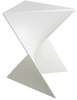 Designerski stolik Zik PC-053.WHITE geometryczny biały