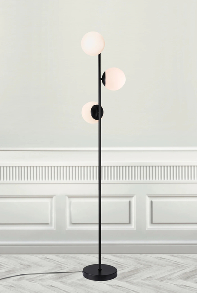 Lampa podłogowa Lilly 48613003 Nordlux kule balls białe czarne