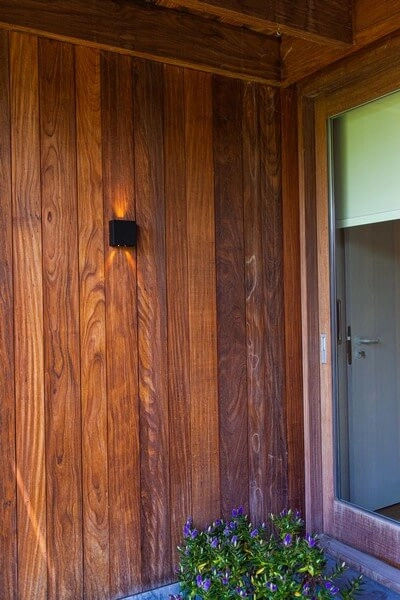 Kinkiet LAMPA ścienna GEMINI BEAMS 5104003012 Lutec kwadratowa OPRAWA elewacyjna LED 10W 3000K metalowa IP54 czarna