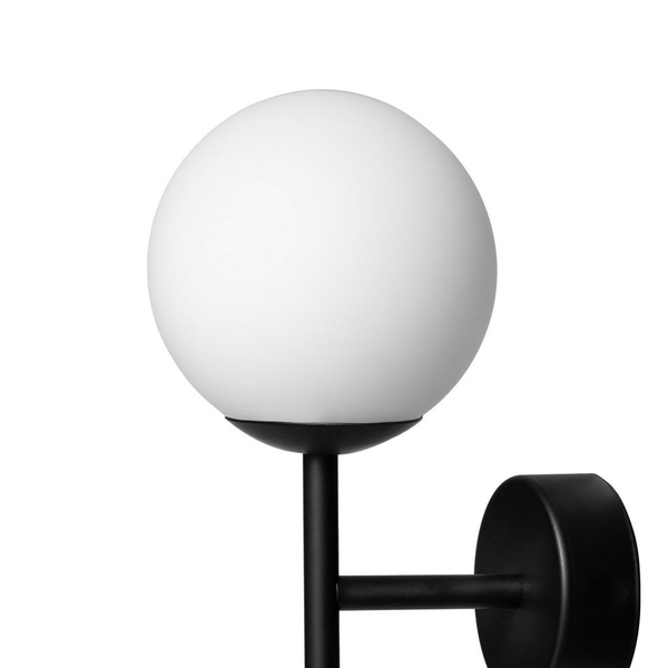 Kinkiet ścienny ASTRA DECO 20779102 szklana kula biała