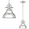 Wisząca lampa industrialna QZ-EMERY-P-S-IS srebrna salonowa