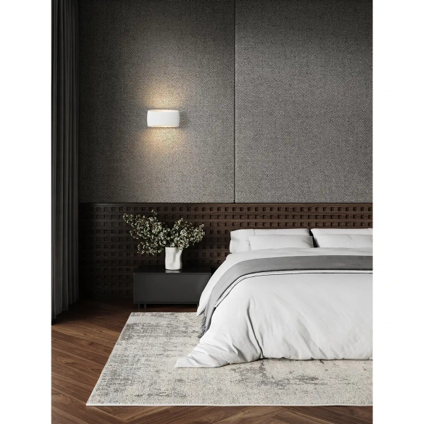 Gipsowa lampa ścienna LORVINA LE45574 do jadalni biała