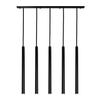LAMPA wisząca YABU 5528 Shilo metalowa OPRAWA zwis LISTWA sufitowa sople tuby czarne
