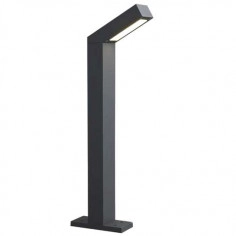 Zewnętrzna LAMPA stojąca LHOTSE LED 9W 3000K 4448 Nowodvorski metalowa OPRAWA ogrodowa IP54 grafitowa
