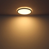 Łazienkowa LAMPA sufitowa SAPANA 41562-18B Globo minimalistyczna LED 18W 3000K okrągły plafon IP44 czarny
