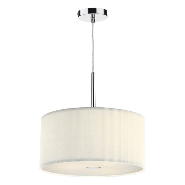 Jadalniana lampa wisząca Zaragoza ZAR1033 Dar Lighting srebrna kremowa