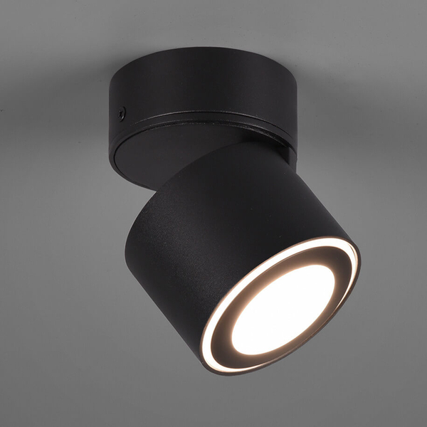 Sufitowa lampa TAURUS 652910132 Trio LED 5W 3000K reflektorek czarna