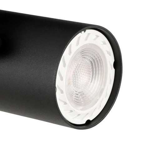 Sufitowa lampa MOLA SPL-2846-1 BL regulowana reflektorek spot czarny