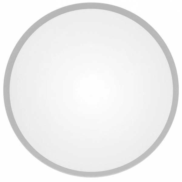 Okrągła lampa sufitowa 137623620750 LED 24W do pokoju szara