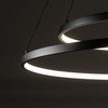 Pierścieniowa wisząca lampa Circolo 10814 Nowodvorski LED 35W 3000K czarna