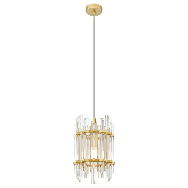 Wisząca Lampa glamour Alexandria P0556-01D-V7V7 szklana do salonu złoty